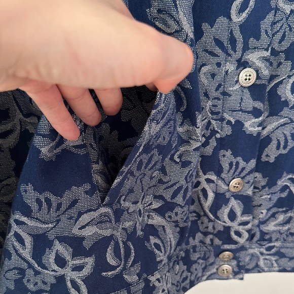 ALFRED DUNNER | Vintage Tapestry Navy Floral Jean Jacket - Picture 3 of 13